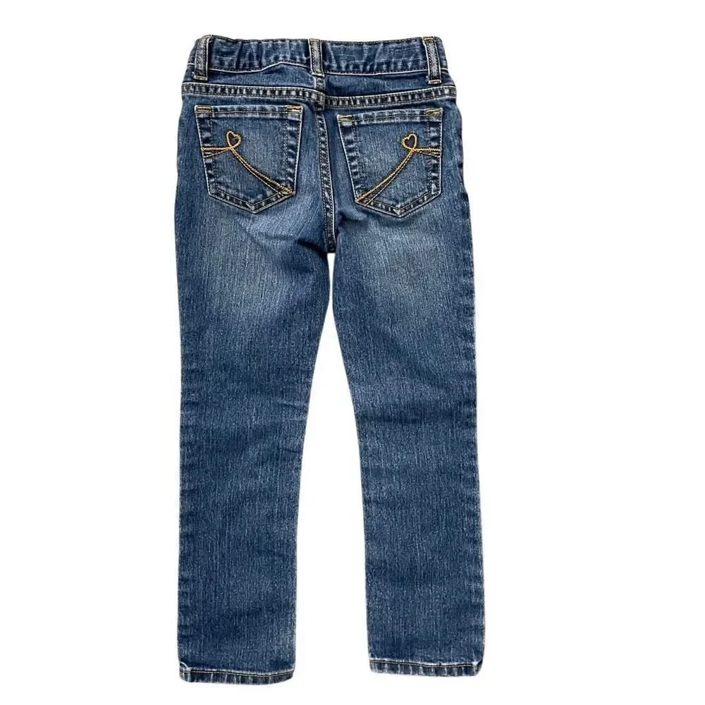 The Children’s Place Girls Size 6 Skinny Stretch Denim Jeans Adjustable Waist